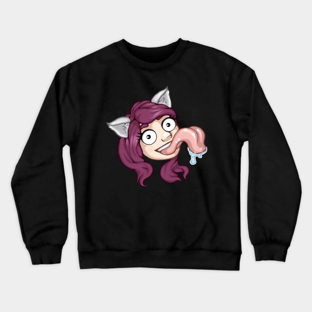 Slurp BLACK Crewneck Sweatshirt by Wolffaith